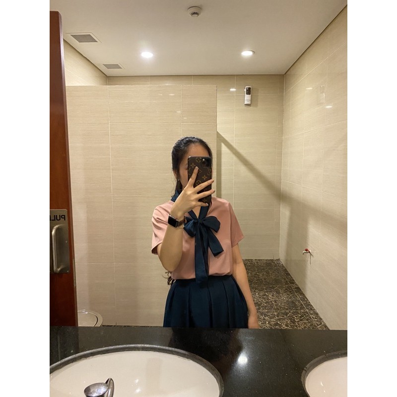 áo sơ mi nơ các màu