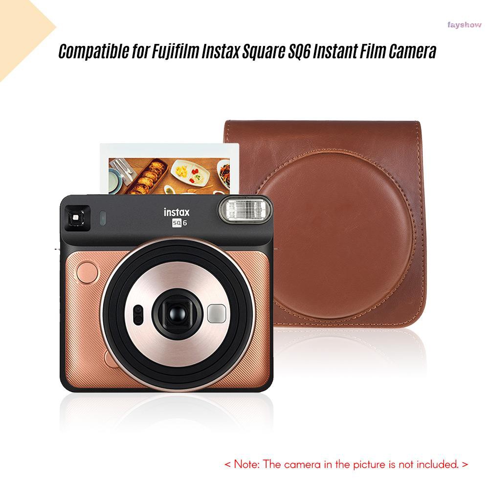 Túi Da Pu Đựng Máy Ảnh Fujifilm Instax Vuông Sq6