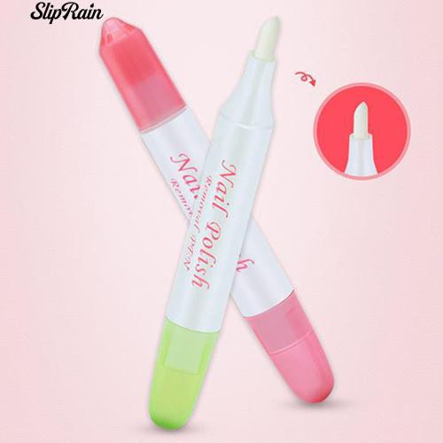 [Hàng mới về] Bút Tẩy Vết Sơn Lem Trên Móng Tay Có 3 Đầu Thay Thế
