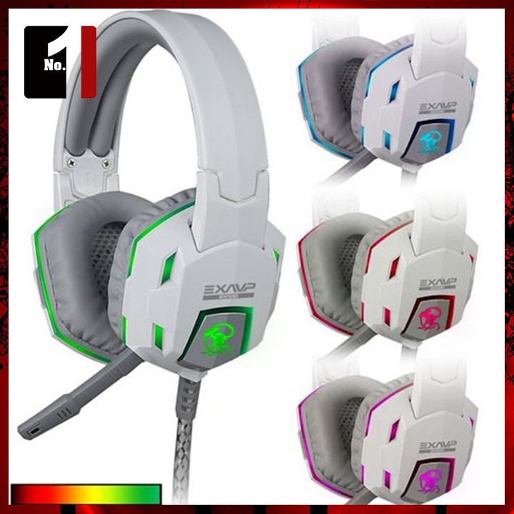 Tai Nghe Gaming Chụp Tai Headphone Có Dây EXAVP EX500- Tai Nghe Nhạc Có Mic Máy Vi Tính Laptop Pc