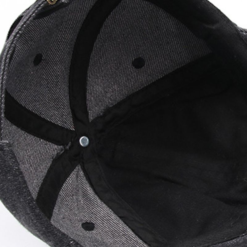 Mũ Lưỡi Trai Denim Cotton Chống Nắng Có Thể Giặt Rửa Cho Hoạt Động Thể Thao Ngoài Trời Snapb