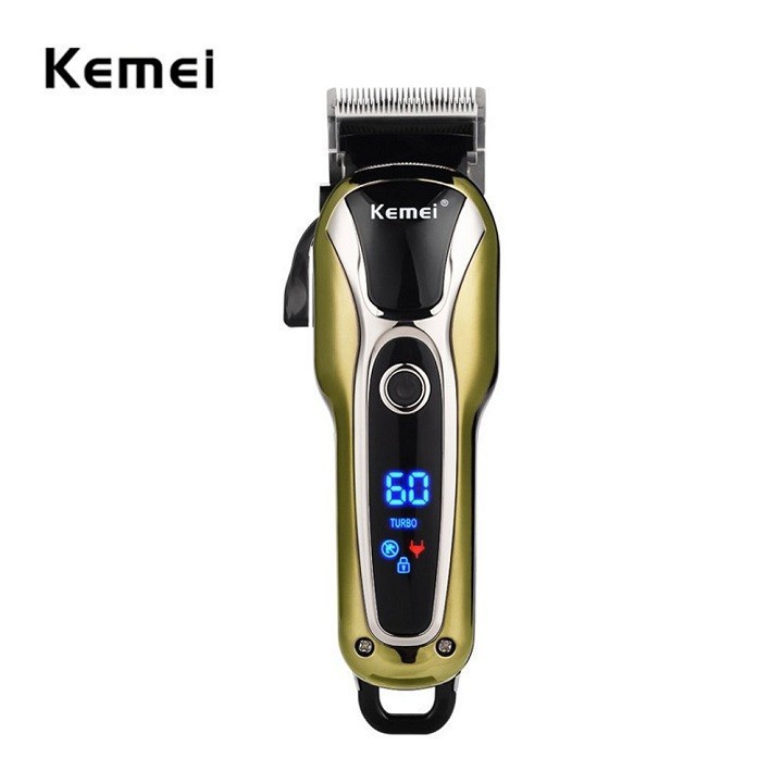 Tông Đơ Cắt Tóc Kemei KM-1990 Có LCD Không Dây