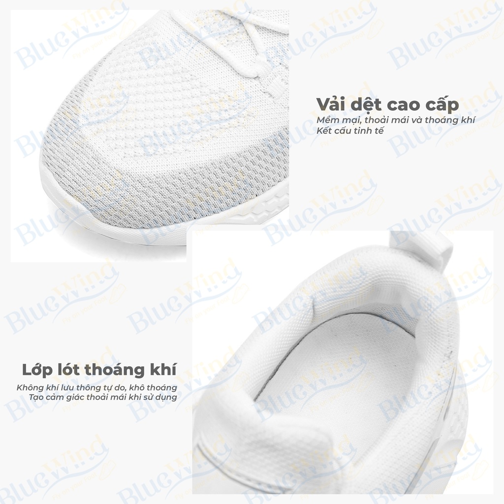 Giày Thể Thao Nam Thời Trang Vải Dệt Thoáng Khí BLUEWIND 68288