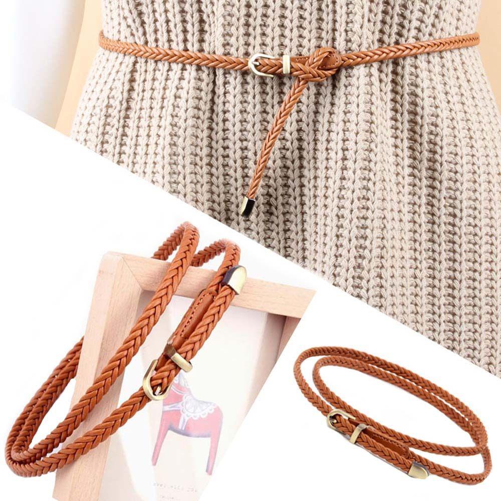 Thắt Lưng Bện Dây CLEOES Kiểu Retro Hoang Dã Cho Nữ