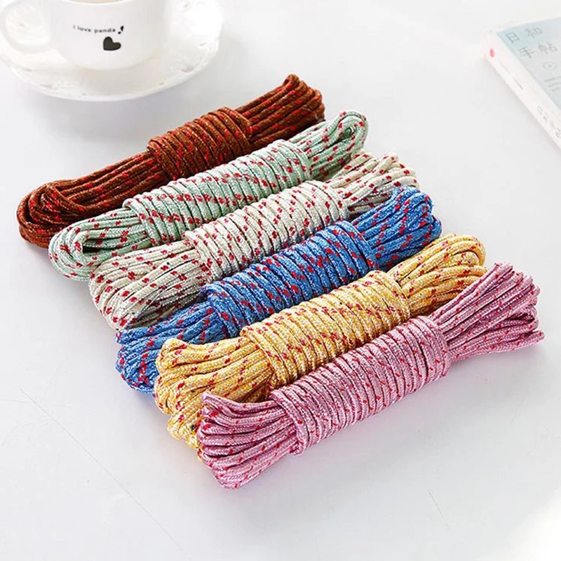 Cuộn Dây Phơi Quần Áo 10m Chống Trượt Chống Gió Đa Năng Tiện Dụng Chất Lượng Cao Màu Sắc