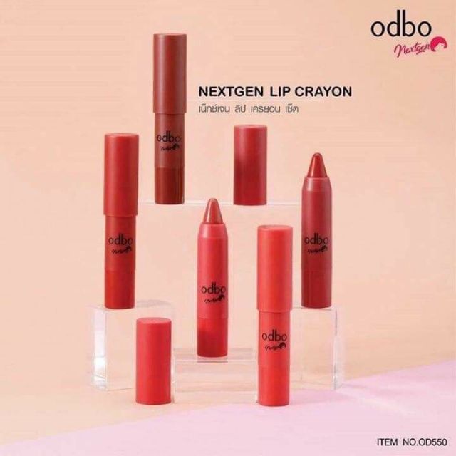 Son Bút Chì Odbo Nextgen Lip Crayon