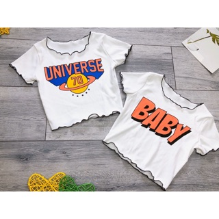Áo thun croptop Chất Porip - Mẫu mới hot 2020 - Áo croptop giá rẻ - Áo croptop đẹp