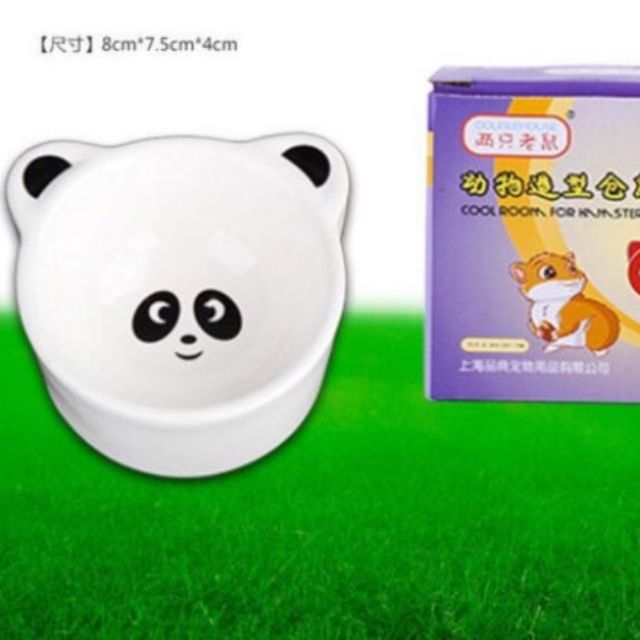 Chén sứ hình thú đựng thức ăn cho Hamster, Sóc Bay Úc, Sóc Bông, Sóc Đất...