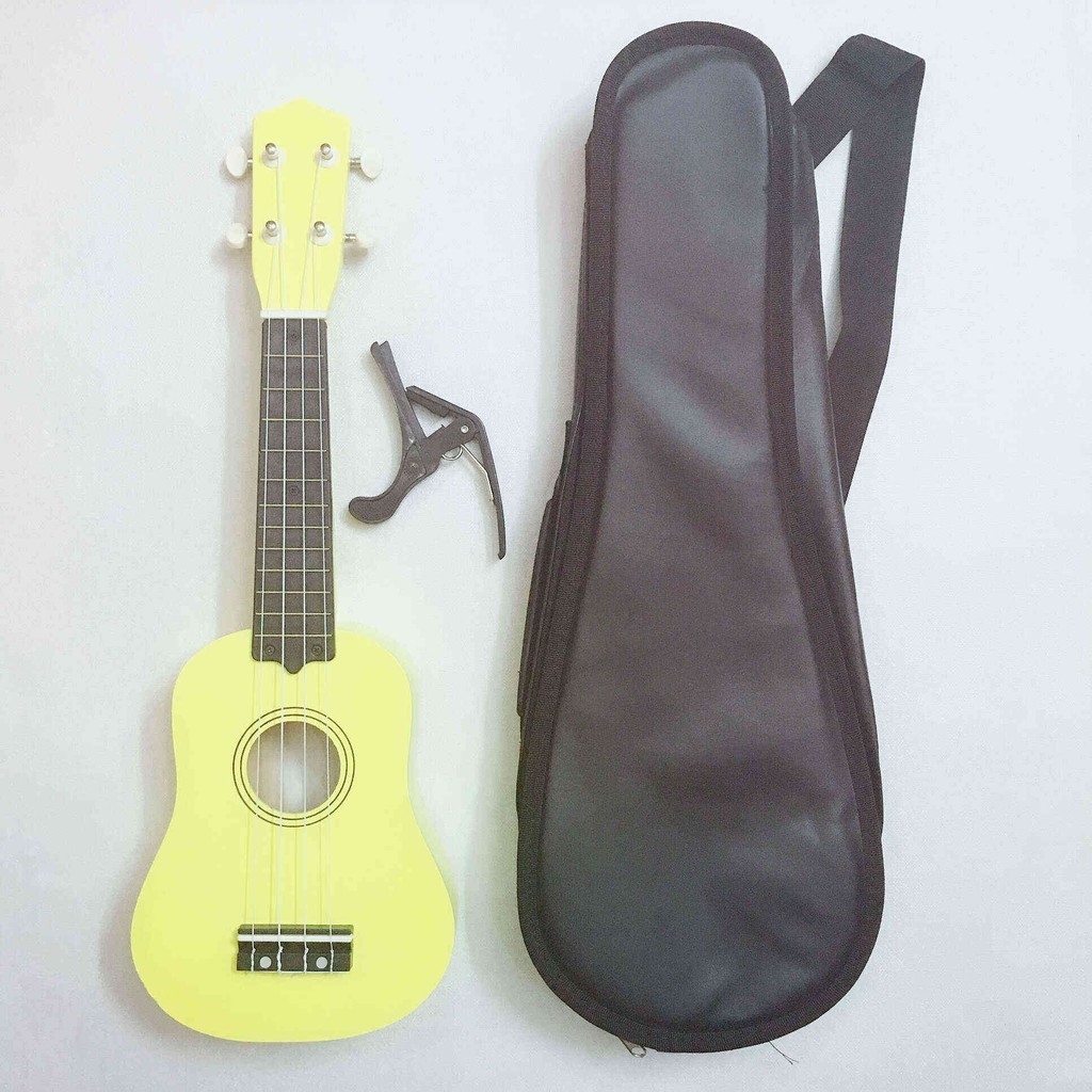 Đàn Ukulele Soprano size 21 Woim 35A15 tặng kèm capo nâng tông và bao da cao cấp - HÀNG CÓ SẴN