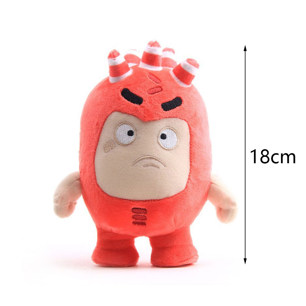 🐶SD 18CM Phim hoạt hình Oddbods Vui nhộn Dễ thương Đồ chơi Sang trọng cho Trẻ em Búp bê Nhồi bông Quà tặng Trang trí Xe