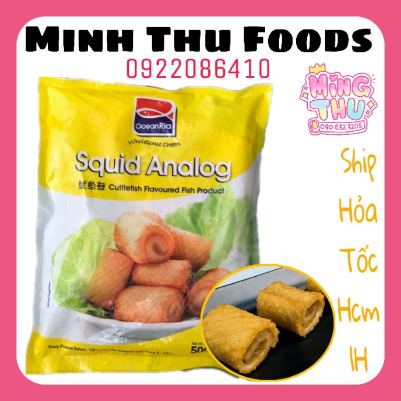 Mực cuộn khoanh Malay Ocean ria 500g