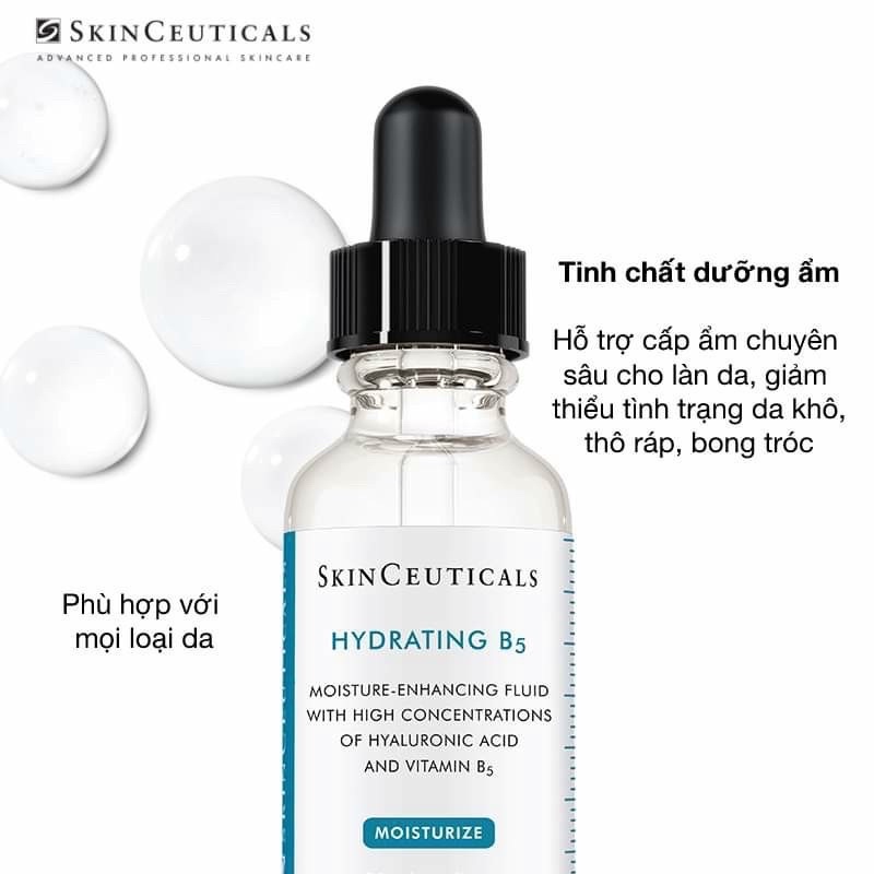 Vitamin B5 Phục Hồi Da + H.A Cấp Nước -- SkinCeuticals Hydrating B5