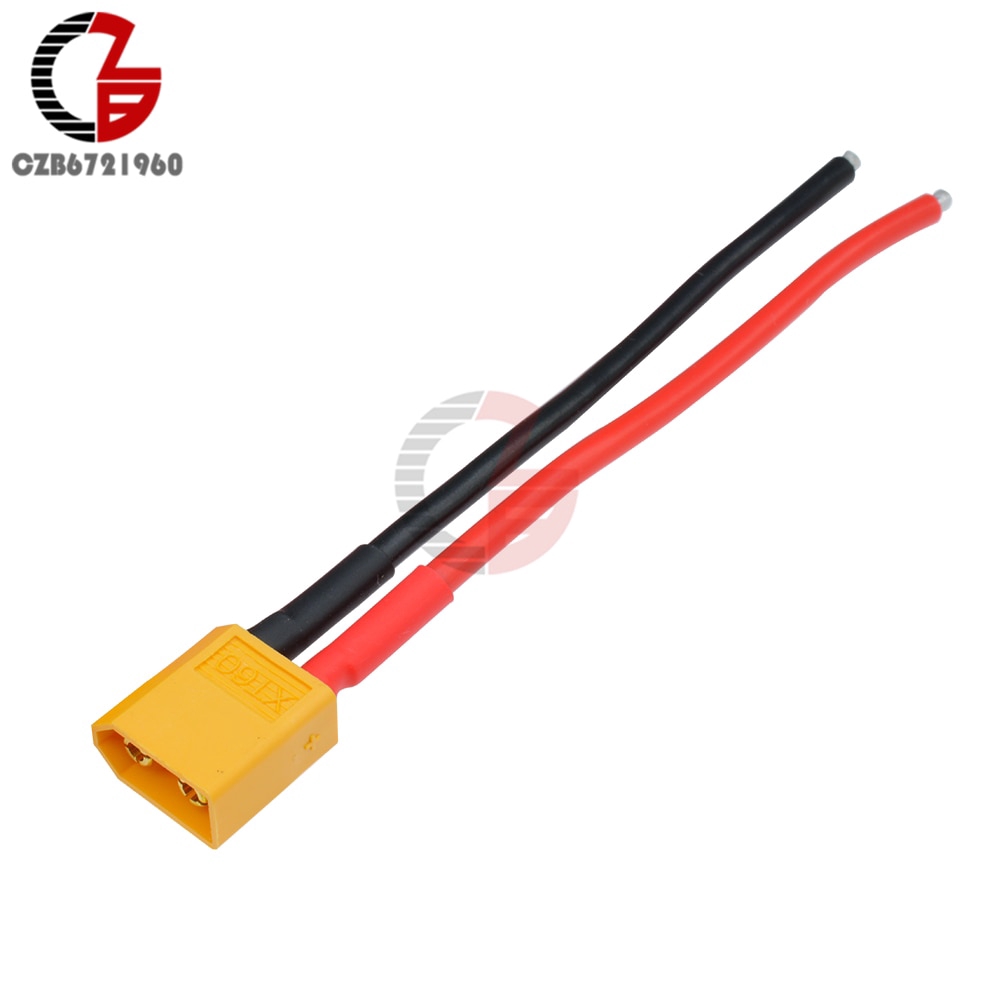 XT60 Connector Male W/Housing 10CM Silicon Wire 14AWG XT-60 PLUG | BigBuy360 - bigbuy360.vn