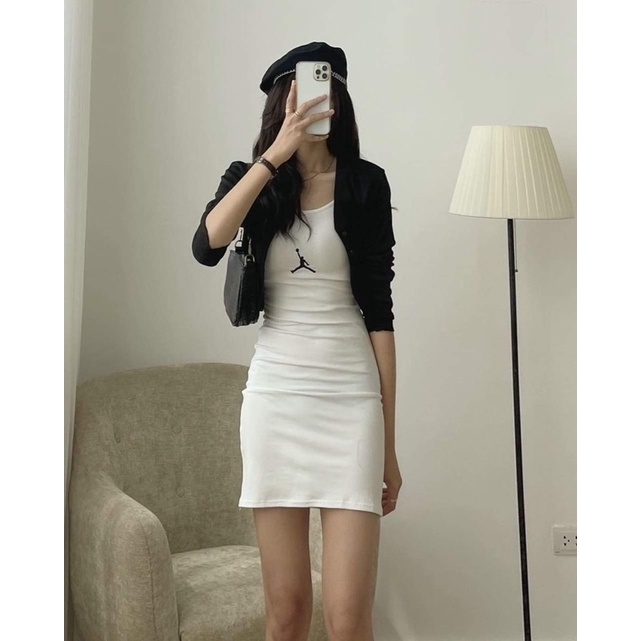 Sét váy người kèm áo khoác KA12