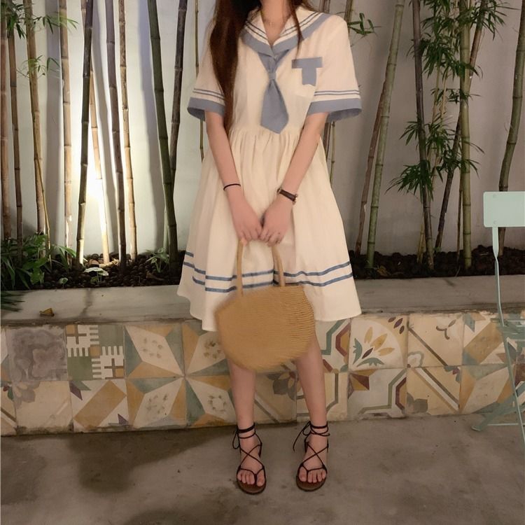 Đầm Tay Ngắn Phong Cách Lolita Xinh Xắn Cho Nữ | BigBuy360 - bigbuy360.vn