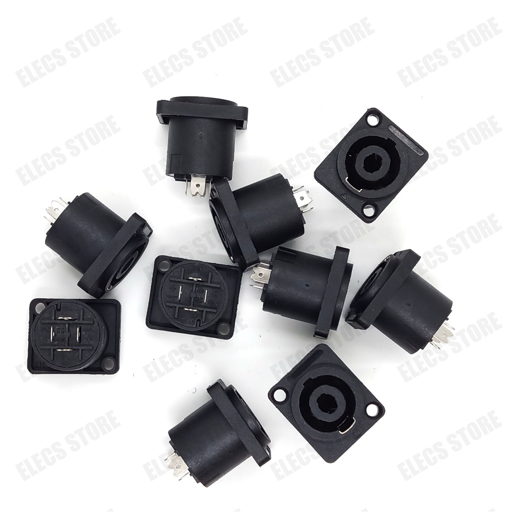 Jack Loa Speakon 4 Cực (Loại cái)