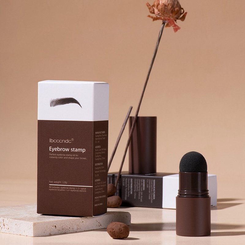 Bộ bút chì kẻ lông mày Eyebrow STAMP kèm thẻ định hình lông mày | BigBuy360 - bigbuy360.vn