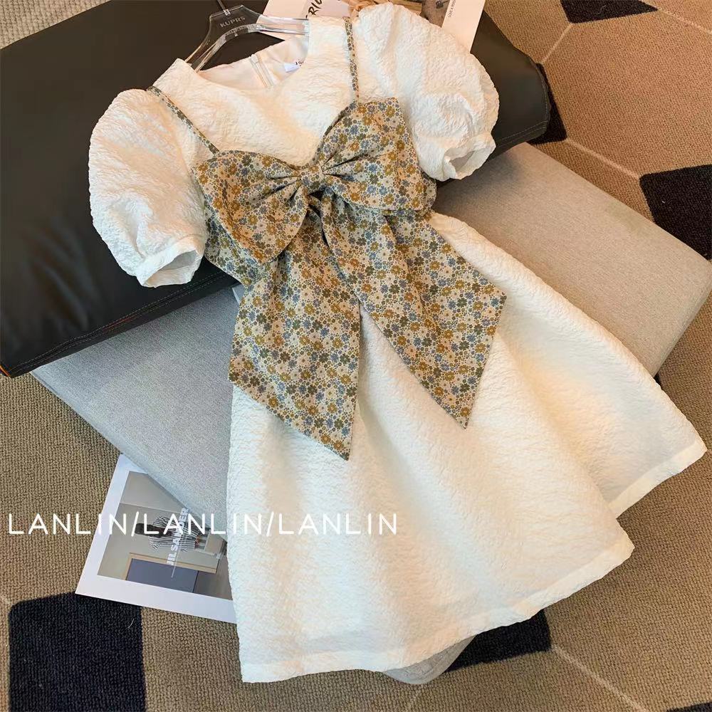 Đầm Thiết Kế Mới Phối Nơ Xinh Xắn Thời Trang Dành Cho Mùa Hè