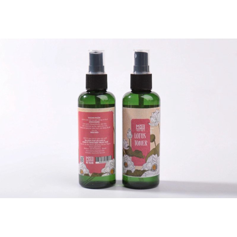 [100% Tự Nhiên] Toner Hoa Sen Trắng Cổ Huế, Dịu Nhẹ 100ml - Mộc Truly Hue's