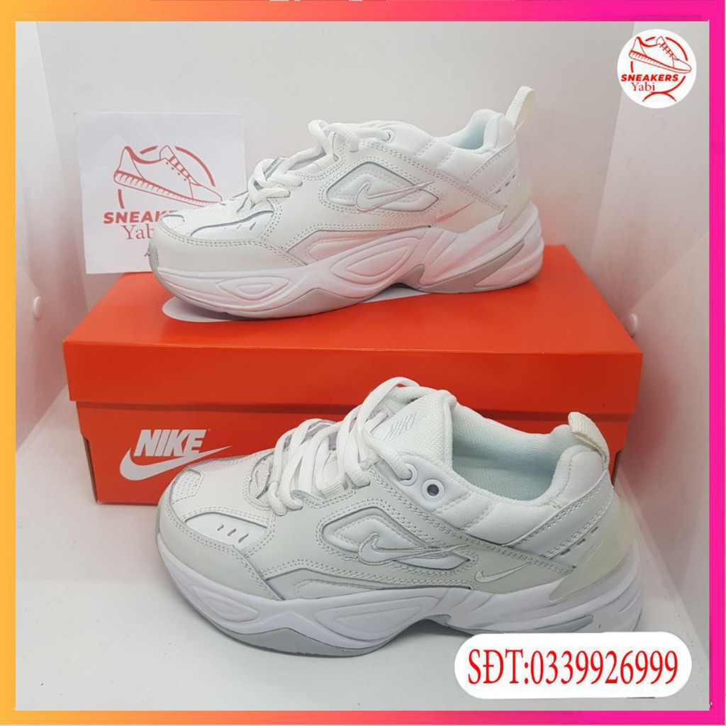 [Hotrend - Video tận cảnh] Giày thể thao sneake M2K full trắng 1.1 - Yabi