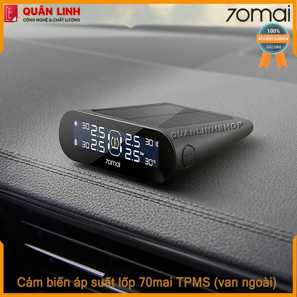 Cảm biến áp suất lốp TPMS 70mai Lite Midrive T02 van ngoài