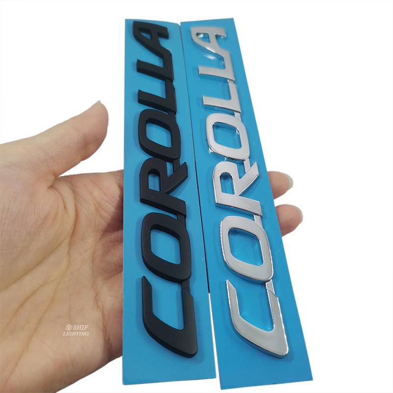 1 Logo dán trang trí xe hơi Toyota COROLLA