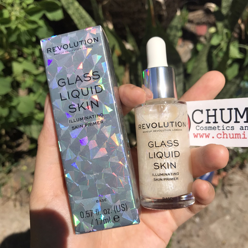 Kem lót trang điểm da khô REVOLUTION Glass Liquid Skin 17ml (Có bắt sáng) - chumia | BigBuy360 - bigbuy360.vn