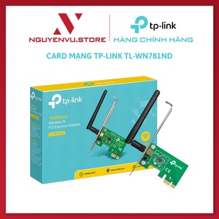 Card Mạng TP-Link TL-WN781ND - Bộ chuyển đổi không dây PCI Express tốc độ 150Mbps - Hàng Chính Hãng