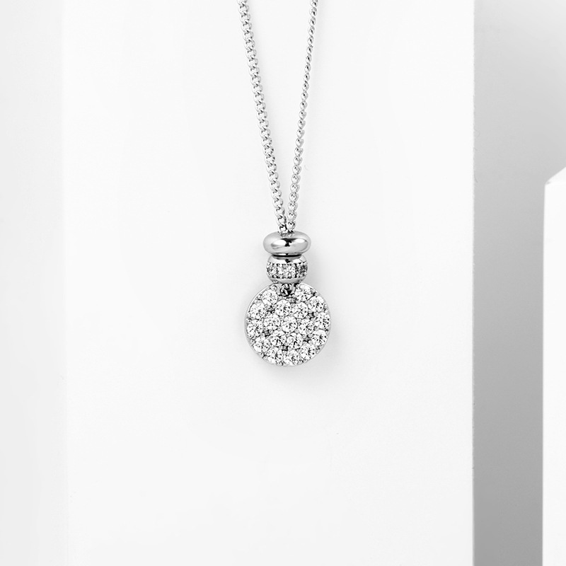 Dây chuyền mặt đính đá tròn đơn giản dành cho nữ ANTA Jewelry - ATJ 8043