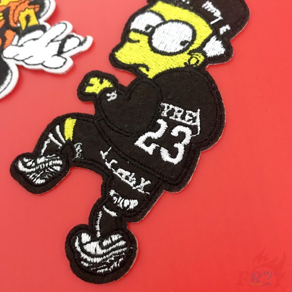 Miếng dán ủi họa tiết hoạt hình The simpsons DIY (s-2)