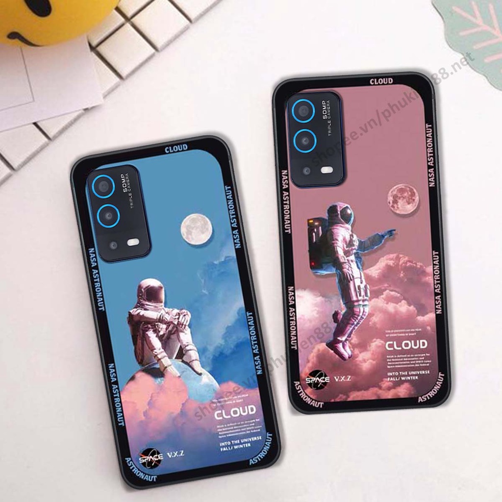 Ốp Oppo A54 / A55 hình vũ trụ, mountain, cloud phong cách cá tính
