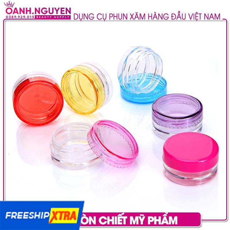 Hũ Chiết Kem, Dưỡng, Mỹ Phẩm 3g, 5g Vuông, Tròn Loại Đẹp