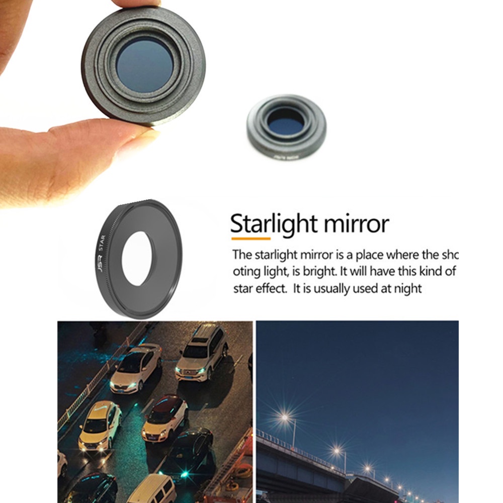 Kính Lọc Tia UV CPL 15X Cho Camera Hành Động DJI Osmo Action 3
