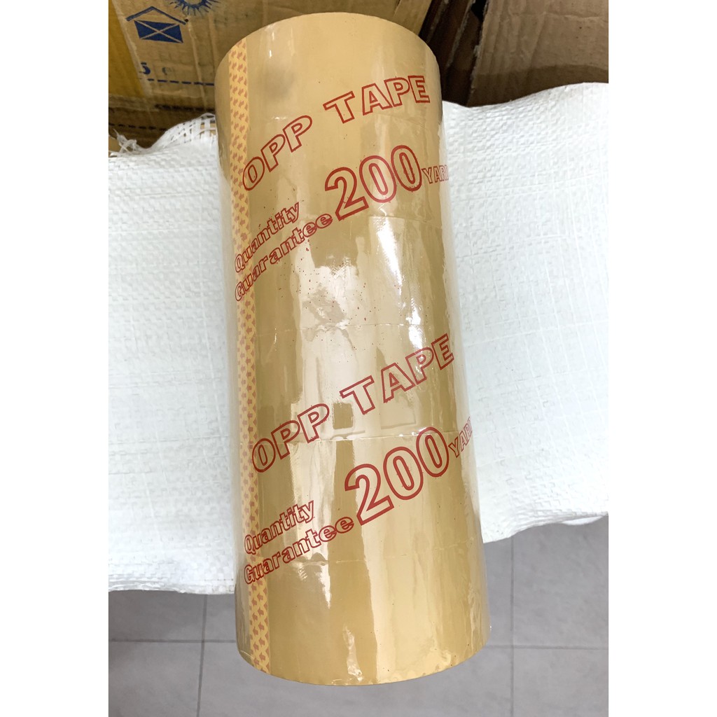 Băng keo vàng 200 yard bản 6cm