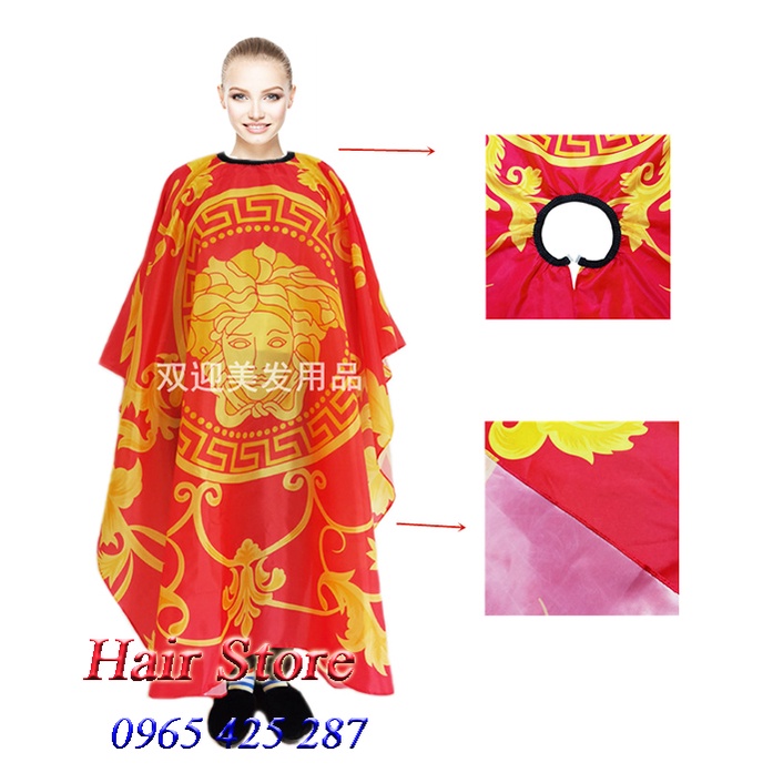 Khăn Choàng Cắt Tóc, Áo Choàng Cắt Tóc Versace