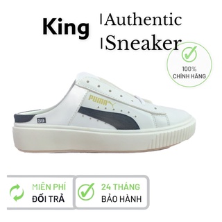 Full box - full bill - giày sục nữ thể thao pm trắng sọc đen, size 36-39. .
