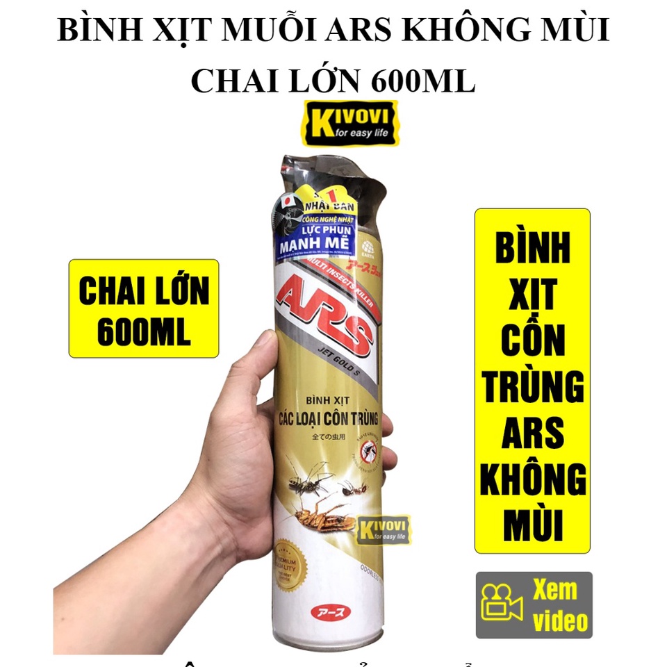 Xịt muỗi, côn trùng Raid chai 600ml