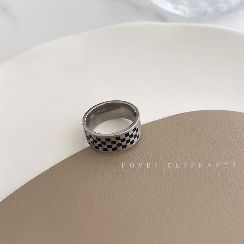 Nhẫn Bản Rộng 19A1275 Thời Trang Mới Cho Nam Và Nữ