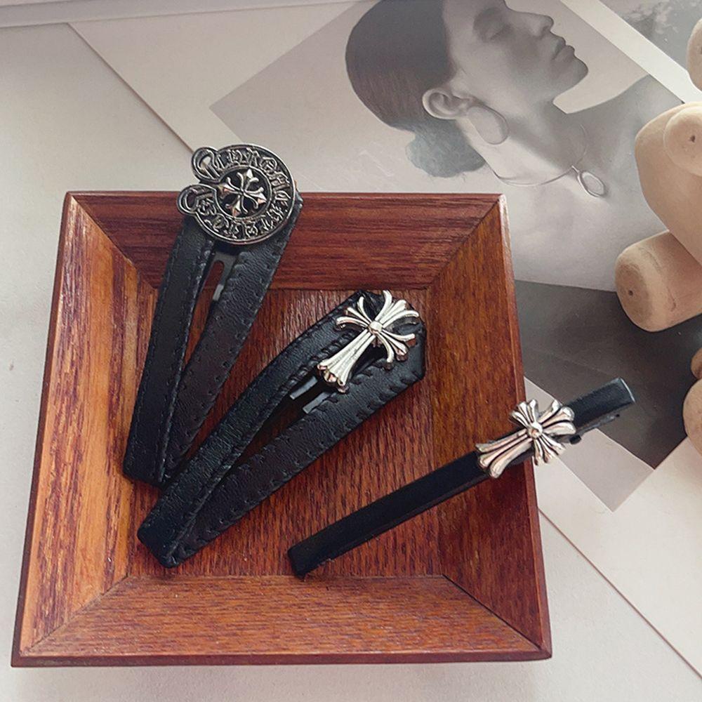 VANES1 Kẹp Tóc Mái Ngang Họa Tiết Hình Học Thời Trang Cho Nữ