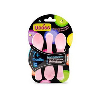 Bộ 3 thìa ăn dặm không bpa upass thái lan up3174nl chính hãng