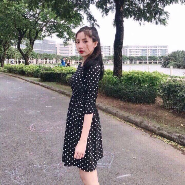 🔔🔔🔔Đầm chấm bi nhúng eo MỚI VỀ!!!