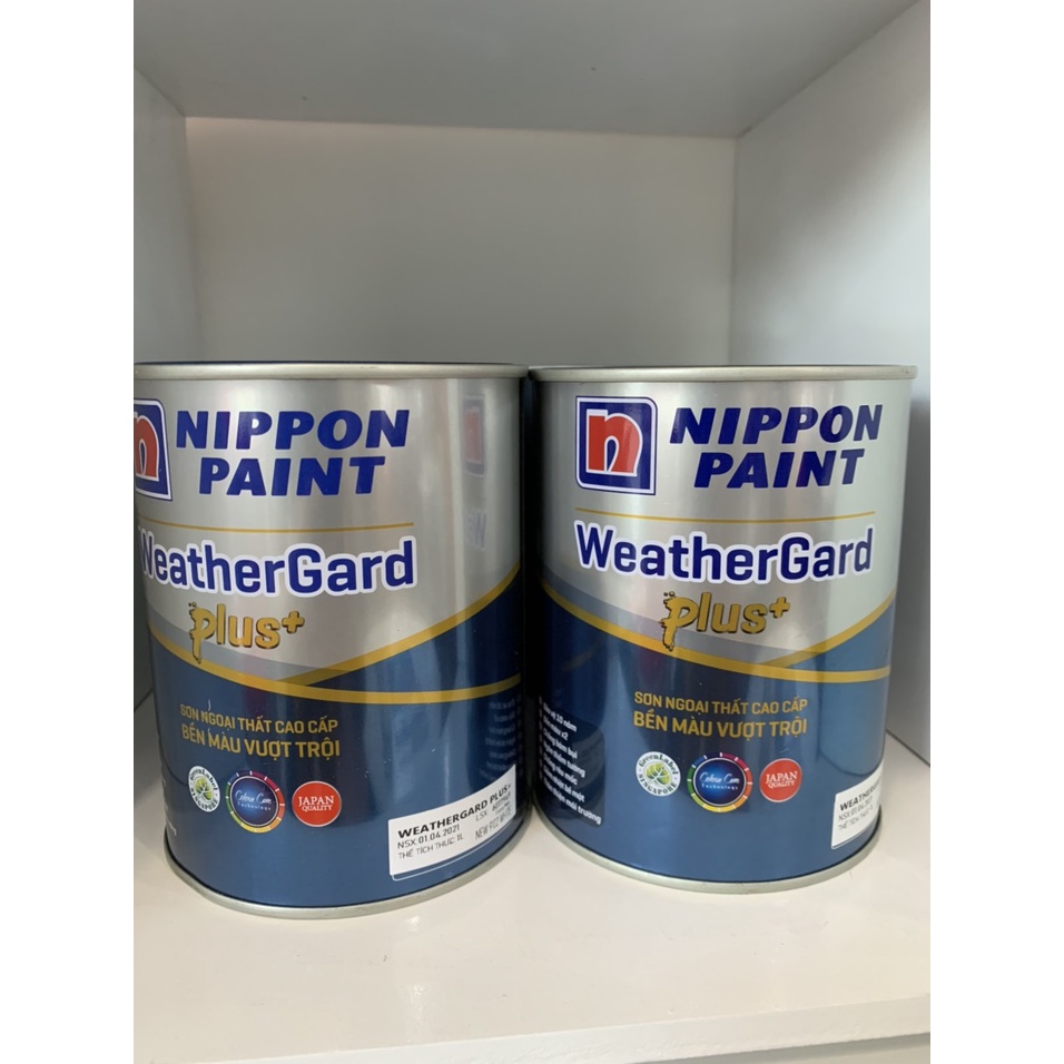 Sơn Nippon WeatherGard Plus+ 5 lít màu trắng