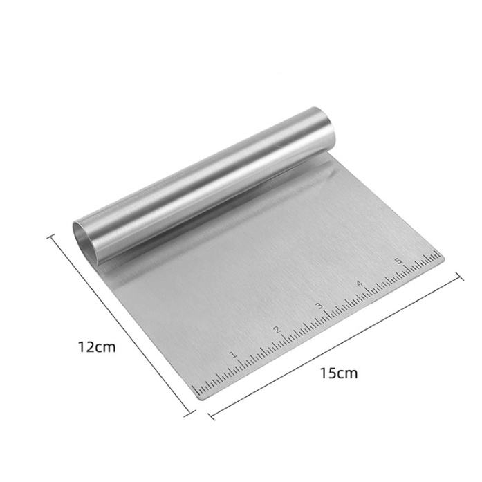 Dao cắt bột có khắc kích thước inox - Dụng cụ làm bánh CVV.