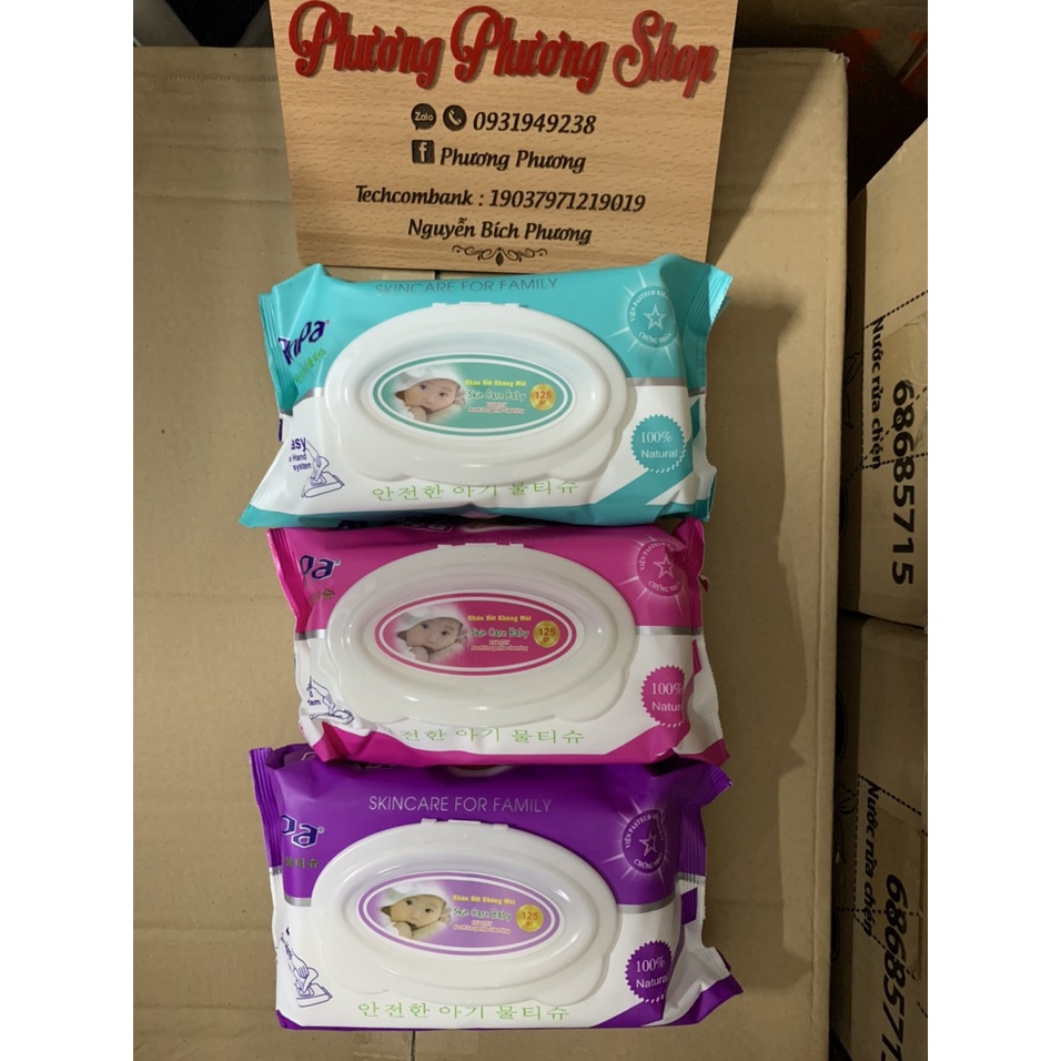 [HCM] Khăn Ướt Em Bé Baby Wipes - Anpa LoveSky - Diamond Không Mùi