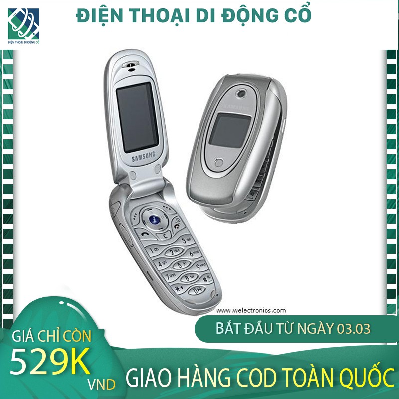 【GIÁ SỐC】Điện thoại cổ Samsung SGH-E330 Zin Nguyên Bản 100% Full Phụ Kiện - BH 12 tháng 1 đổi 1 trong tháng đầu tiên.