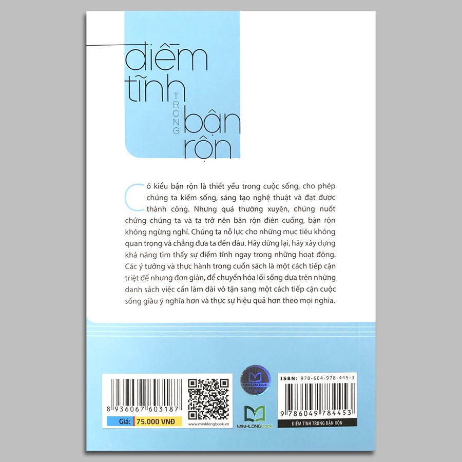 Sách: Điềm Tĩnh Trong Bận Rộn