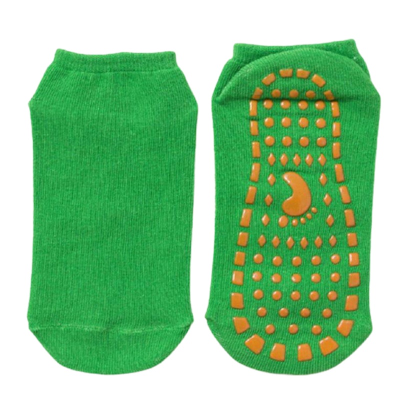 Vớ Thuyền Bằng Silicone Cotton Màu Trơn Chống Trượt Cho Bé Sơ Sinh