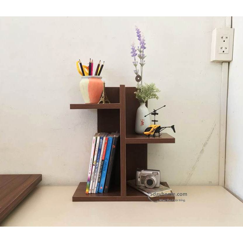 Kệ Sách Để Bàn Hình Cây 2 Tầng Cho Bàn Làm Việc KSB03 - 5dayhome | BigBuy360 - bigbuy360.vn