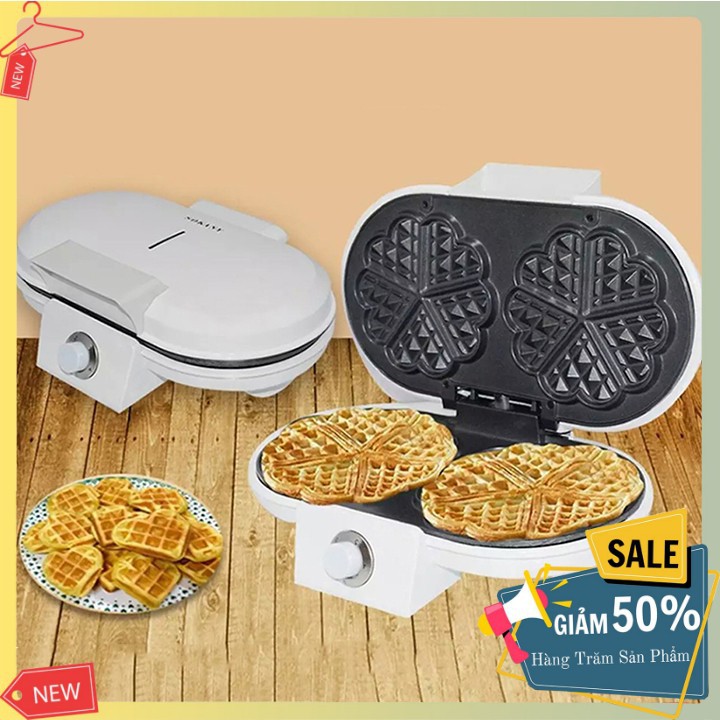 Máy Làm Bánh, Máy Nướng Bánh Tổ Ong, Bánh Bông Lan Kép