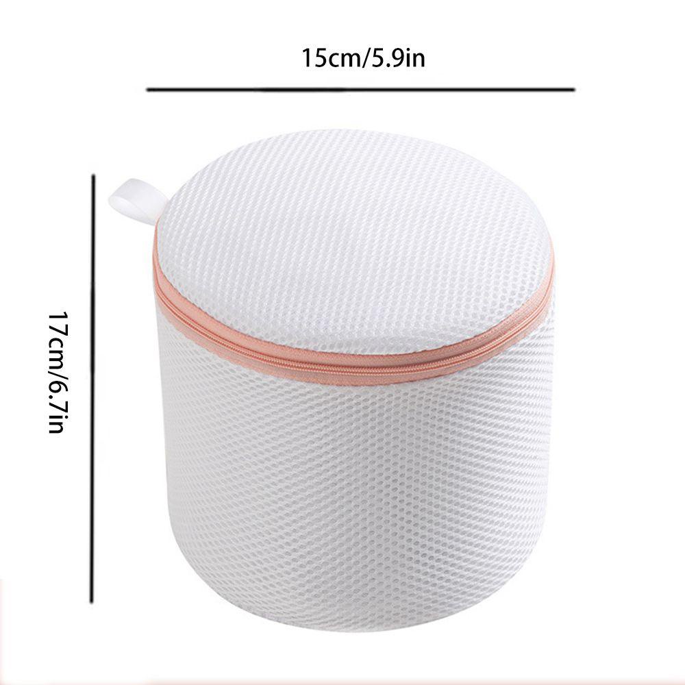 AROMA Túi Lưới Giặt Đồ Lót Bằng Polyester Có Khóa Kéo Có Thể Tái Sử Dụng